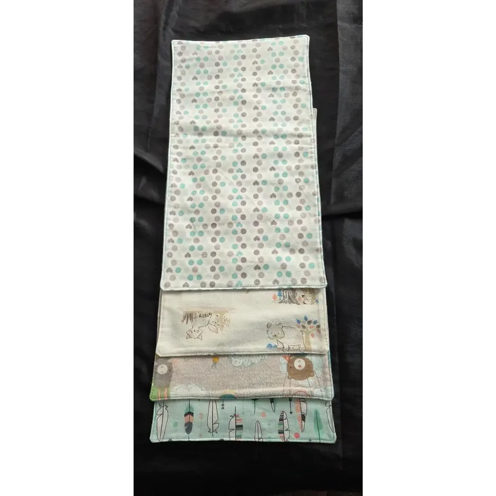 Handmade Baby Burp Cloths